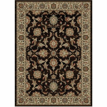 SLEEP EZ 2 ft. 3 in. x 7 ft. 7 in. Home Town Ambassador Area Rug - Ebony SL3090947